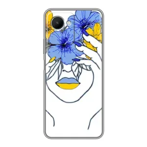 Чохол на Realme C30s (Український дизайн) (Українка на всю голову)