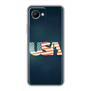 Чохол Прапор USA для Realme C30s (USA)