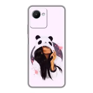 Чехол Стильные девушки на Realme C30s (В пижаме)