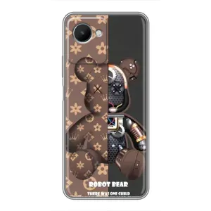 Силиконовый чехол для Realme C30s (Медмедь Луи Виттон)
