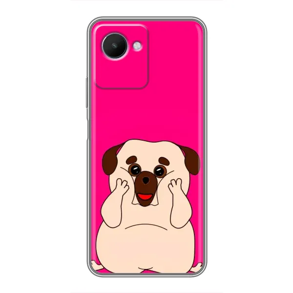 Чохол з малюнком «Веселий Мопсік» для Realme C30s Чохол з малюнком «Веселий Мопсік» для Realme C30s