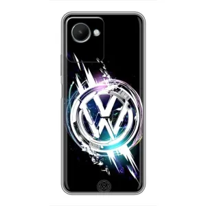 Чехол "Фольксваген" для Realme C30s (Volkswagen на черном)