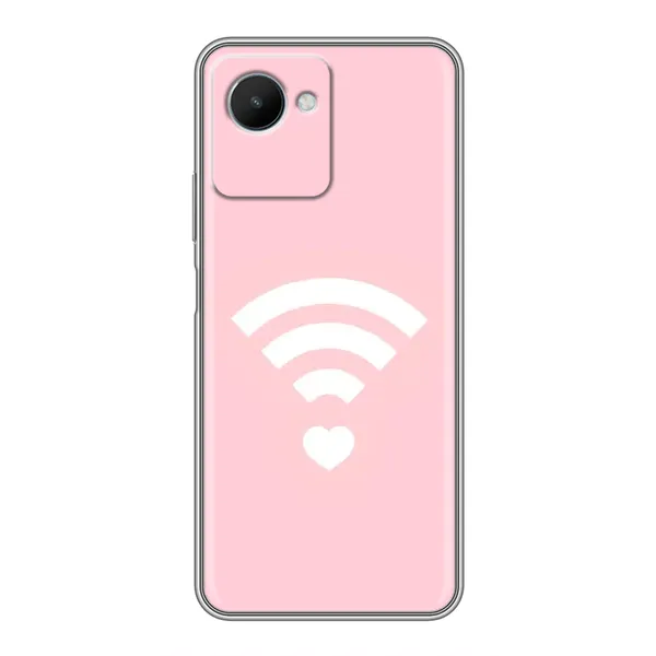 Чехол с рисунком «WiFi Love» для Realme C30s Чехол с рисунком «WiFi Love» для Realme C30s