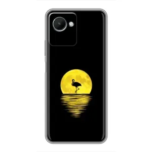 Летний Чехол на Realme C30s (Желтый Закат)