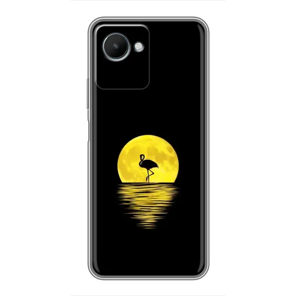 Чехол с рисунком «Желтый Закат» для Realme C30s