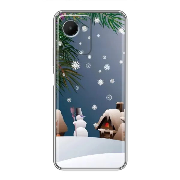 Чехол с рисунком «Зима» для Realme C30s Чехол с рисунком «Зима» для Realme C30s