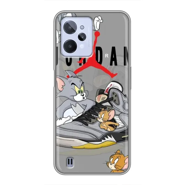 Чехол с рисунком «Air Jordan» для Realme C31 Чехол с рисунком «Air Jordan» для Realme C31