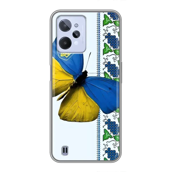 Чехол с рисунком «Бабочка» для Realme C31 Чехол с рисунком «Бабочка» для Realme C31