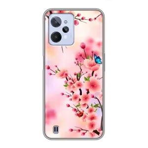 Чохол з картинкою Сакури на Realme C31 (Метелики на сакурі)
