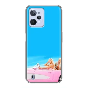 Силіконовый Чохол Барбі фільм на Realme C31 (Барбі і Кен)