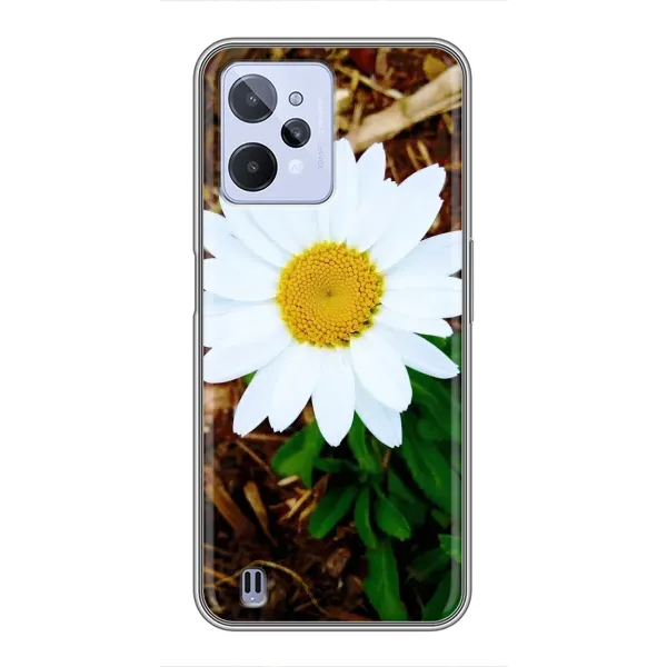 Чехол с рисунком «Белая ромашка» для Realme C31 Чехол с рисунком «Белая ромашка» для Realme C31