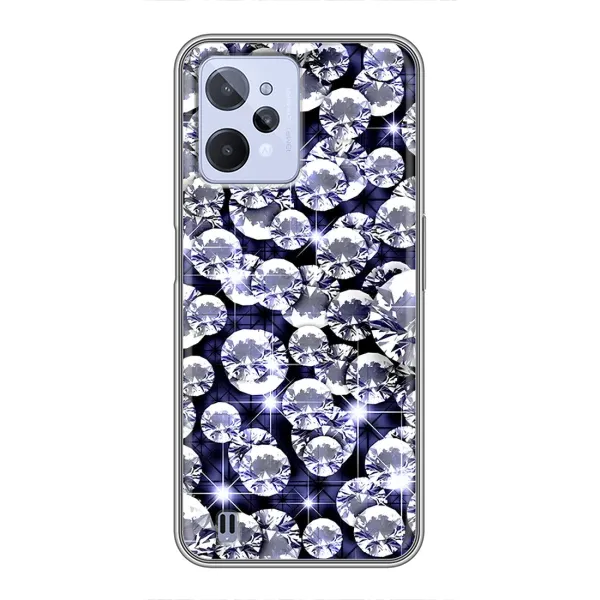 Чехол с рисунком «Бриллианты» для Realme C31 Чехол с рисунком «Бриллианты» для Realme C31