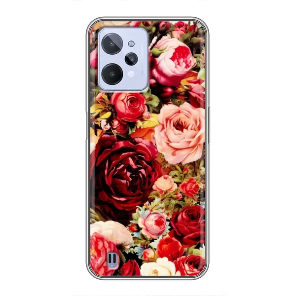 Чехол с рисунком «Букет цветов» для Realme C31 Чехол с рисунком «Букет цветов» для Realme C31