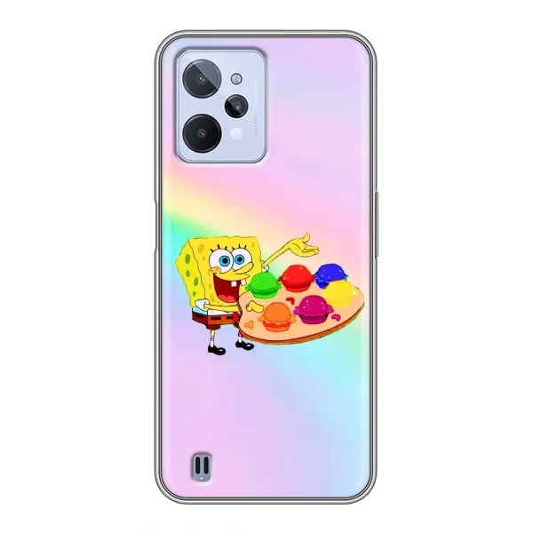 Чехол с рисунком «Бургеры» для Realme C31 Чехол с рисунком «Бургеры» для Realme C31