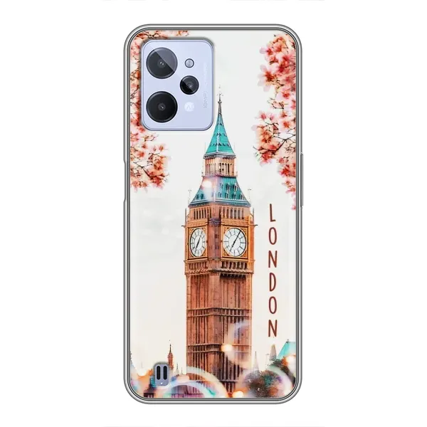 Чохол з малюнком «Годинник Лондон» для Realme C31 Чохол з малюнком «Годинник Лондон» для Realme C31
