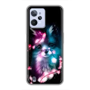 Чехол с Лисичкой для Realme C31 (Черная Лиса)
