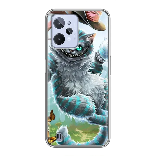 Чехол с рисунком «Чеширский КОТИК» для Realme C31 Чехол с рисунком «Чеширский КОТИК» для Realme C31