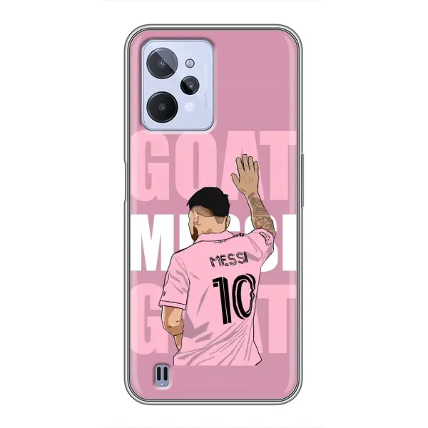 Чехол с рисунком «GOAT MESSI» для Realme C31 Чехол с рисунком «GOAT MESSI» для Realme C31