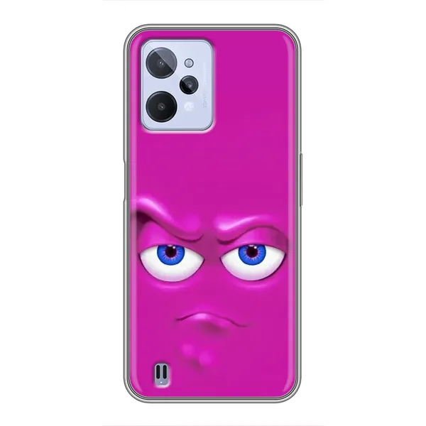 Чехол с рисунком «Хитрая мордочка» для Realme C31