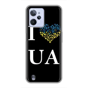 Силиконовый Чехол на Realme C31 (Я-Украина) (I Love UA)
