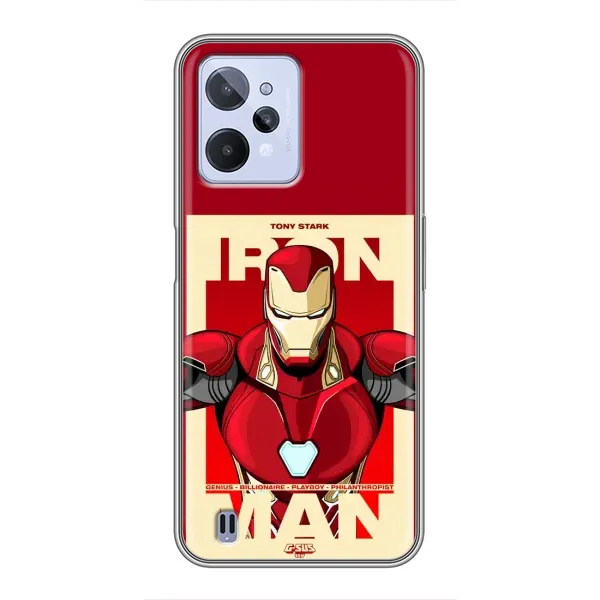 Чехол с рисунком «Iron man» для Realme C31