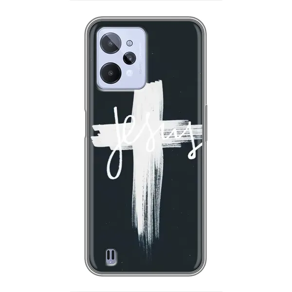 Чехол с рисунком «Jesus» для Realme C31 Чехол с рисунком «Jesus» для Realme C31