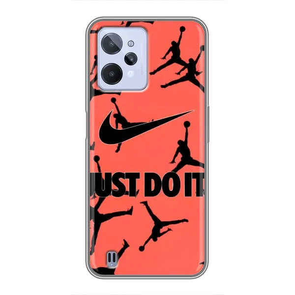 Чехол с рисунком «Just Do It» для Realme C31 Чехол с рисунком «Just Do It» для Realme C31