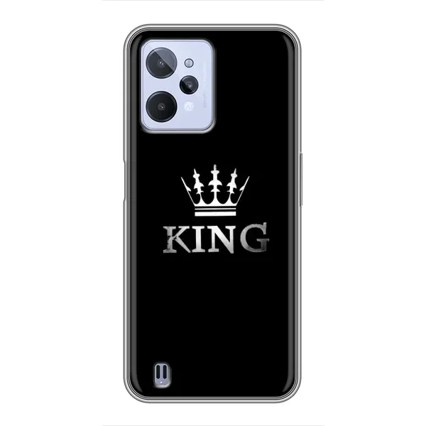 Чехол с рисунком «KING» для Realme C31 Чехол с рисунком «KING» для Realme C31