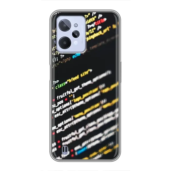Чехол с рисунком «Код» для Realme C31 Чехол с рисунком «Код» для Realme C31