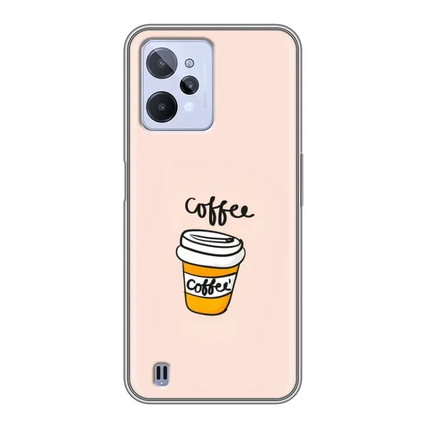 Чехол с рисунком «Кружка кофе» для Realme C31 Чехол с рисунком «Кружка кофе» для Realme C31