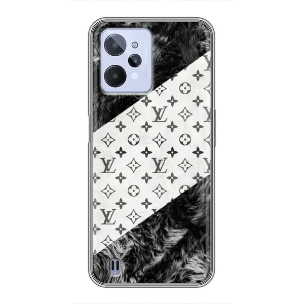 Чехол с рисунком «LV на белом» для Realme C31 Чехол с рисунком «LV на белом» для Realme C31