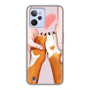 Чохол (ТПУ) Милі песики для Realme C31