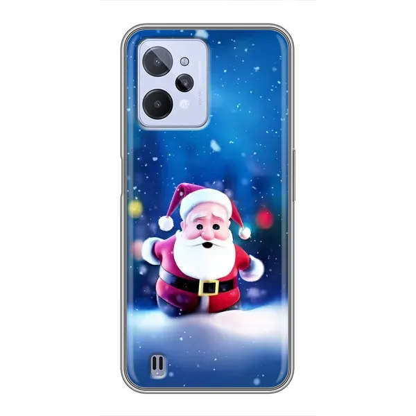 Чехол с рисунком «Маленький Дед Мороз» для Realme C31 Чехол с рисунком «Маленький Дед Мороз» для Realme C31