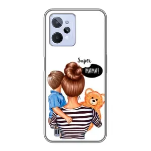 Чехлы для МАМЫ на Realme C31 (Мама и сын)