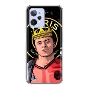 Чохол (TPU) з Футболістом на Realme C31 (Mbappe King)