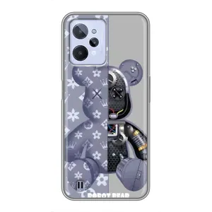 Силіконовий чохол для Realme C31 (Ведмідь Louis Vuitton)