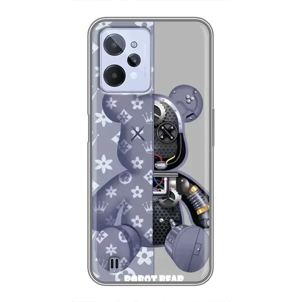 Чехол с рисунком «Медведь Louis Vuitton» для Realme C31