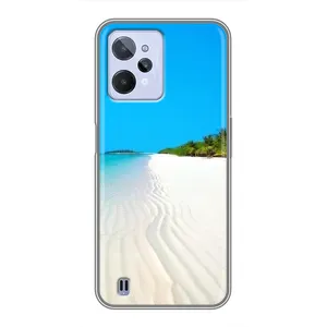 Летний Чехол на Realme C31 (Море песок)