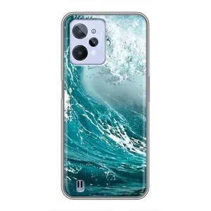 Летний Чехол на Realme C31 (Морская волна)