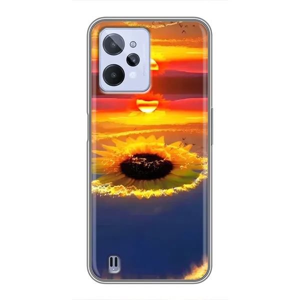 Чехол с рисунком «Небо подсолнух» для Realme C31 Чехол с рисунком «Небо подсолнух» для Realme C31
