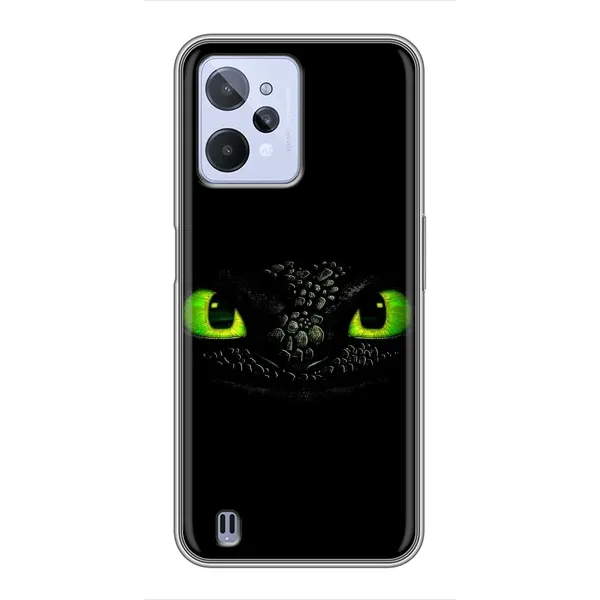 Чехол с рисунком «Глаза Беззубика» для Realme C31 Чехол с рисунком «Глаза Беззубика» для Realme C31