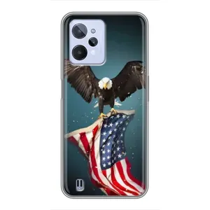 Чохол Прапор USA для Realme C31 (Орел і прапор)