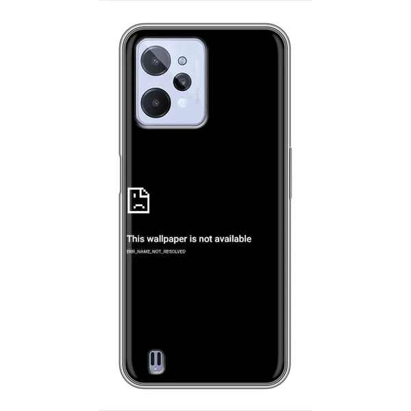 Чехол с рисунком «Ошибка» для Realme C31 Чехол с рисунком «Ошибка» для Realme C31