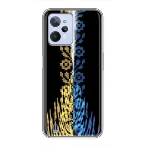 Силиконовый Чехол на Realme C31 (Патриотическая вышиванка)