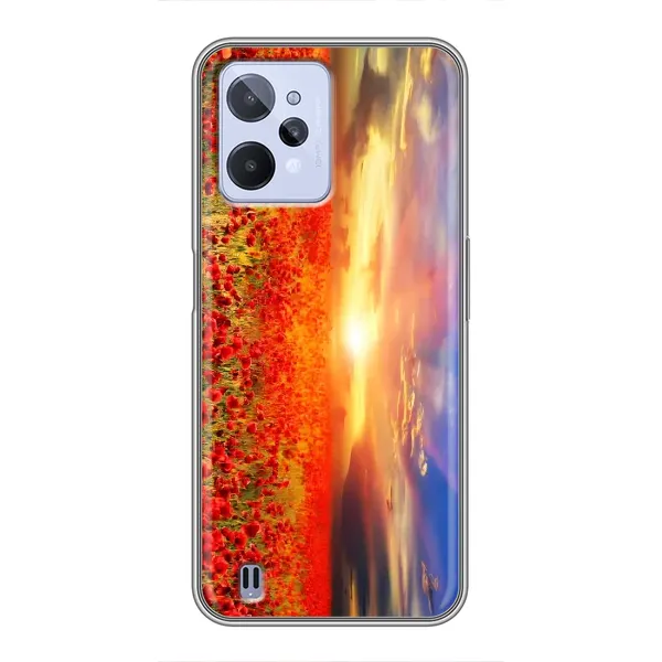 Чехол с рисунком «Поле тюльпанов» для Realme C31 Чехол с рисунком «Поле тюльпанов» для Realme C31