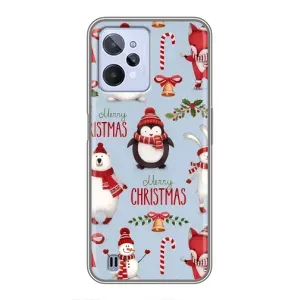 Чехол Санта Клаус для Realme C31 (Рождественский)
