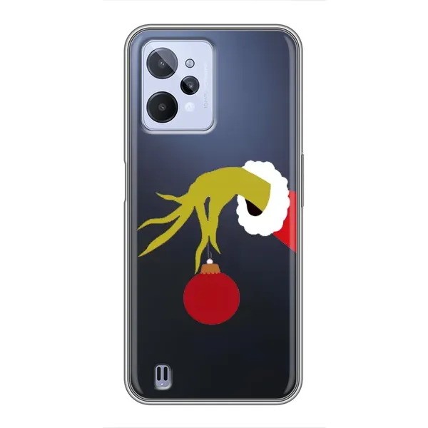 Чехол с рисунком «Рука Гринча» для Realme C31 Чехол с рисунком «Рука Гринча» для Realme C31