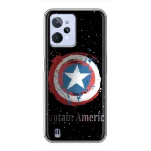 Чехол с Щитом Капитана Америки на Realme C31 (Щит Капитана)