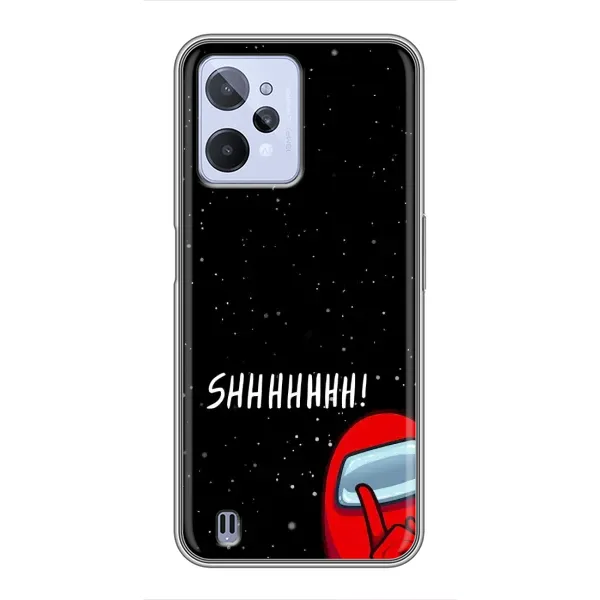 Чехол с рисунком «SHHHHH» для Realme C31 Чехол с рисунком «SHHHHH» для Realme C31