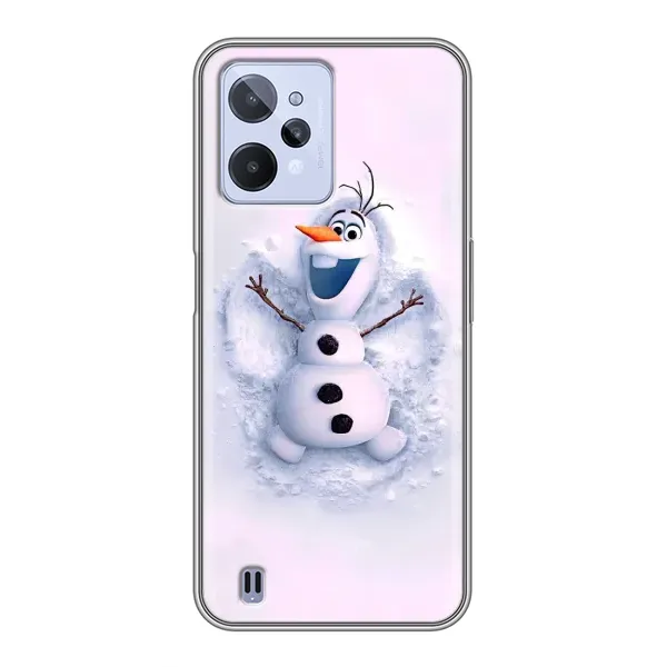 Чехол с рисунком «Снеговик Олов» для Realme C31 Чехол с рисунком «Снеговик Олов» для Realme C31